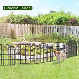 FOREHOGAR flexible enclosure linking panels and stakes for versatile setup.