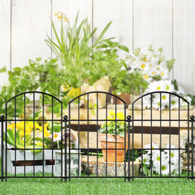 FOREHOGAR flower-bed border fence provides flexible enclosure for beds and planters.