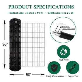 FOREHOGAR garden border fence roll stored for easy transport.