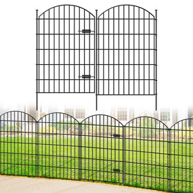 FOREHOGAR garden fence gate 42in tall controls pet movement and protects flower beds