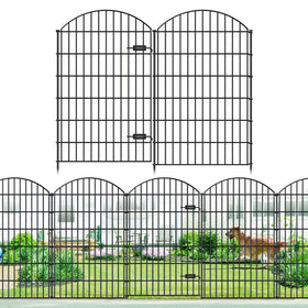 FOREHOGAR garden fence gate provides sturdy 48-inch height for pet containment