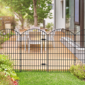 FOREHOGAR fence panel 48h x 31w supports flexible bed and border use