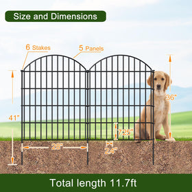 FOREHOGAR gauge-9 welded-wire construction emphasizes durability for borders.