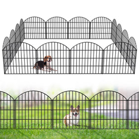 FOREHOGAR panel 28in fence provides a durable garden boundary.