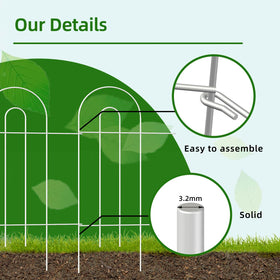 FOREHOGAR multi-purpose fence suitable for veggie beds and pathways.