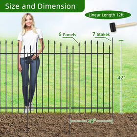 FOREHOGAR no-dig stake installation makes setup quick and stable along paths and flowerbeds.