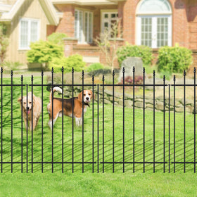 FOREHOGAR patio and lawn border fence enhancing landscape aesthetics