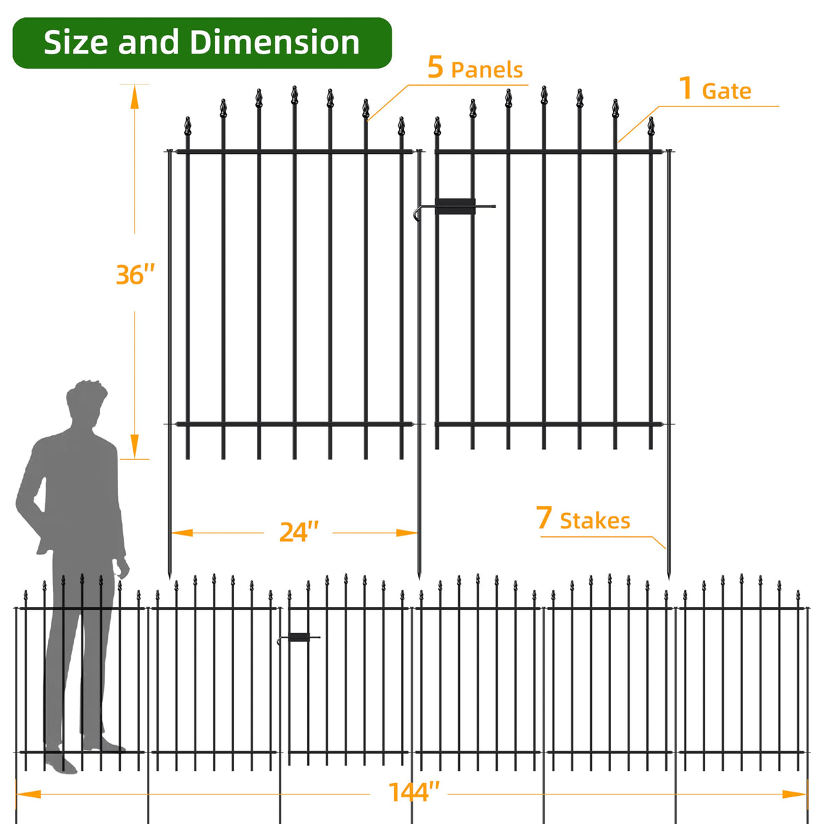 FOREHOGAR steel tube construction shows durable fencing.