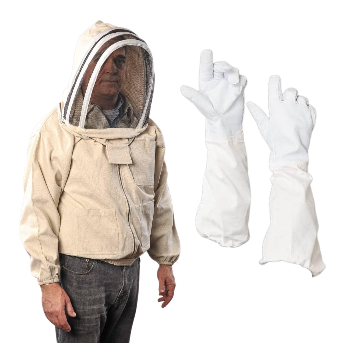 FOREST BEEKEEPING SUPPLY bee jacket with veil offers durable protection for daily apiary tasks