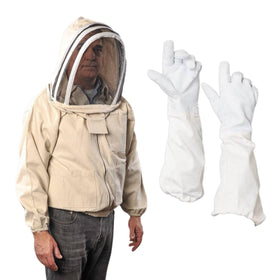FOREST BEEKEEPING SUPPLY bee jacket with veil offers durable protection for daily apiary tasks