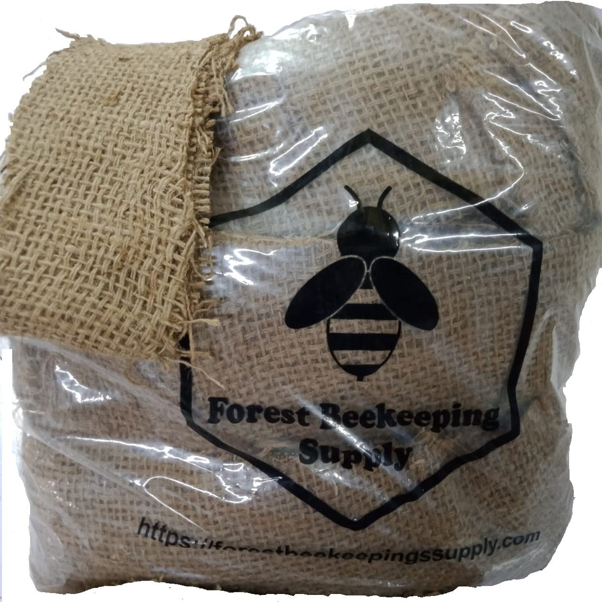 FOREST BEEKEEPING SUPPLY easy light smoker fuel demonstrated with a match