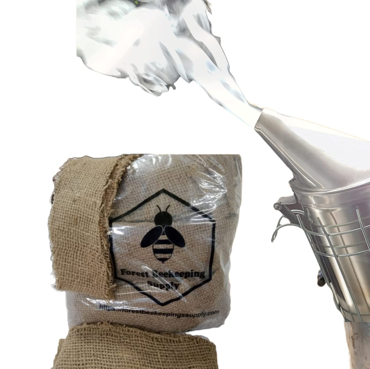 FOREST BEEKEEPING SUPPLY five-pound smoker fuel bag ready to use