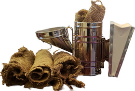 FOREST BEEKEEPING SUPPLY light, cool smoke for calmer bees during inspection