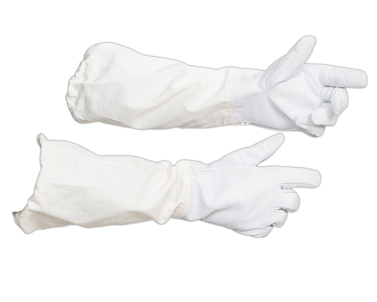 FOREST BEEKEEPING SUPPLY premium goatskin leather for lasting wear in the field.