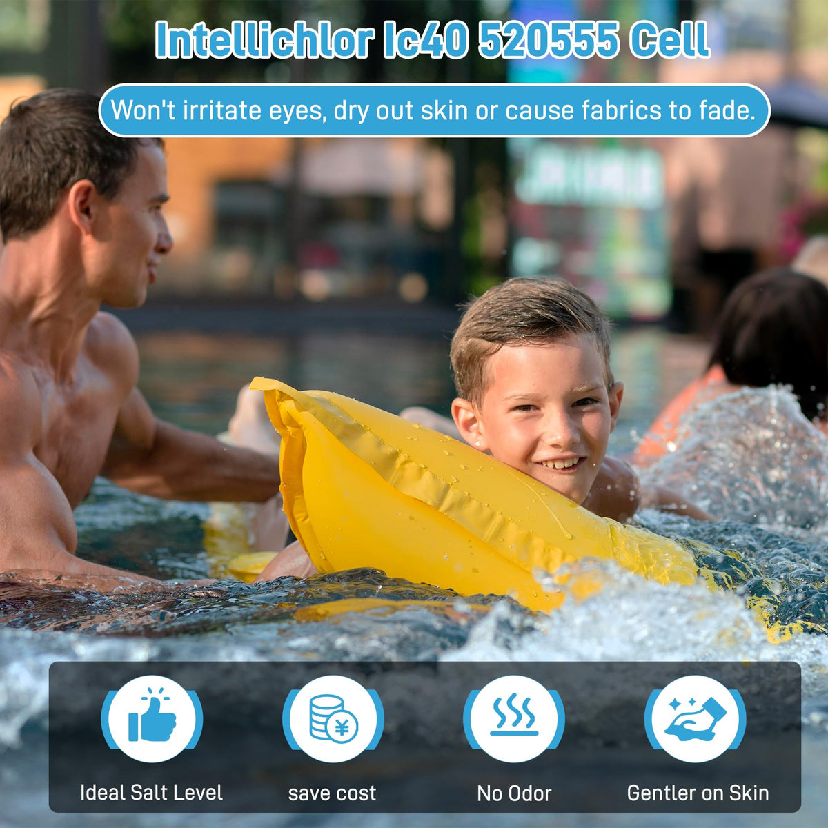 Forested IC40 supports pool sanitation up to 40,000 gallons