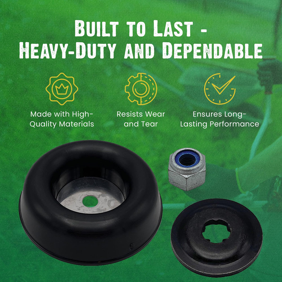 FORESTER head conversion for 525 L promotes versatile yard trimming.