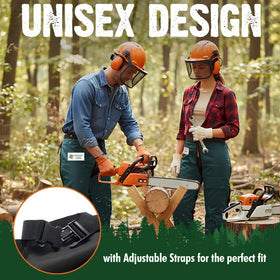 FORESTER chaps made with lightweight 4-ply oxford for comfort and longevity