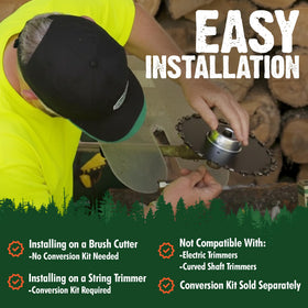 FORESTER compact 7-inch blade provides precise handling.