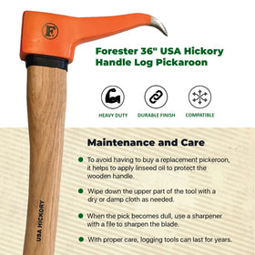 FORESTER drop-forged steel head delivers strong penetration and control.