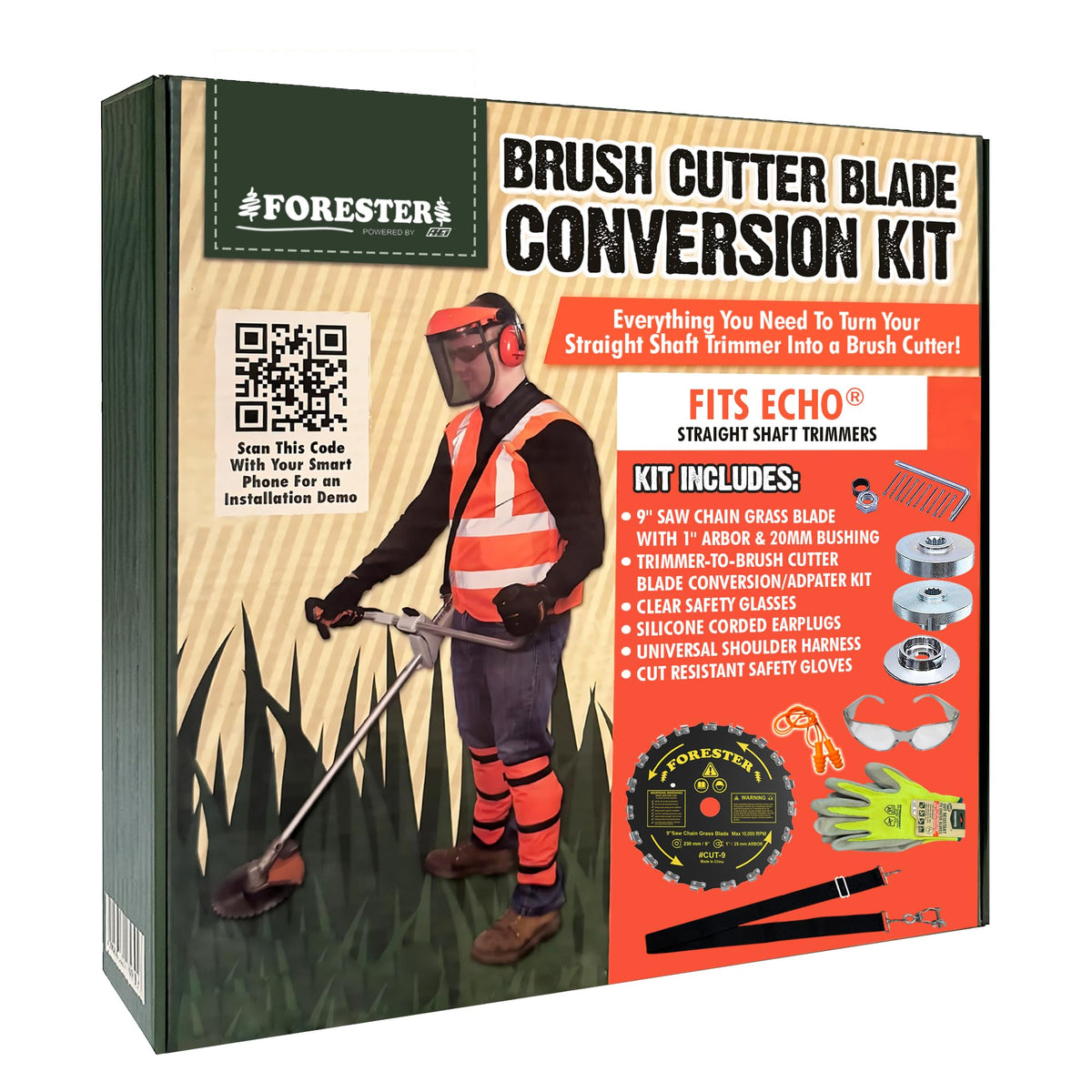 FORESTER echo-trimmer-compatible-kit fits multiple SRM models for versatile performance