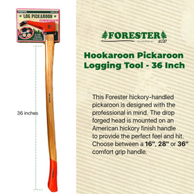 FORESTER firewood dragging and stacking tool supports quick yard cleanup.