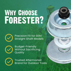 FORESTER Trimmer Head Conversion Kit precise seating for neat, even lines