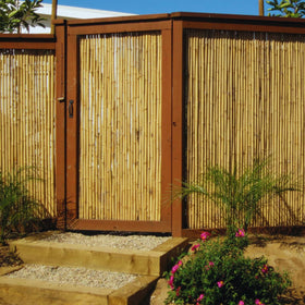 Forever Bamboo easy installation with zip ties or wire mounting.