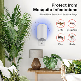 Forhimn Fly Trap UV light attracting flying insects for chemical-free capture