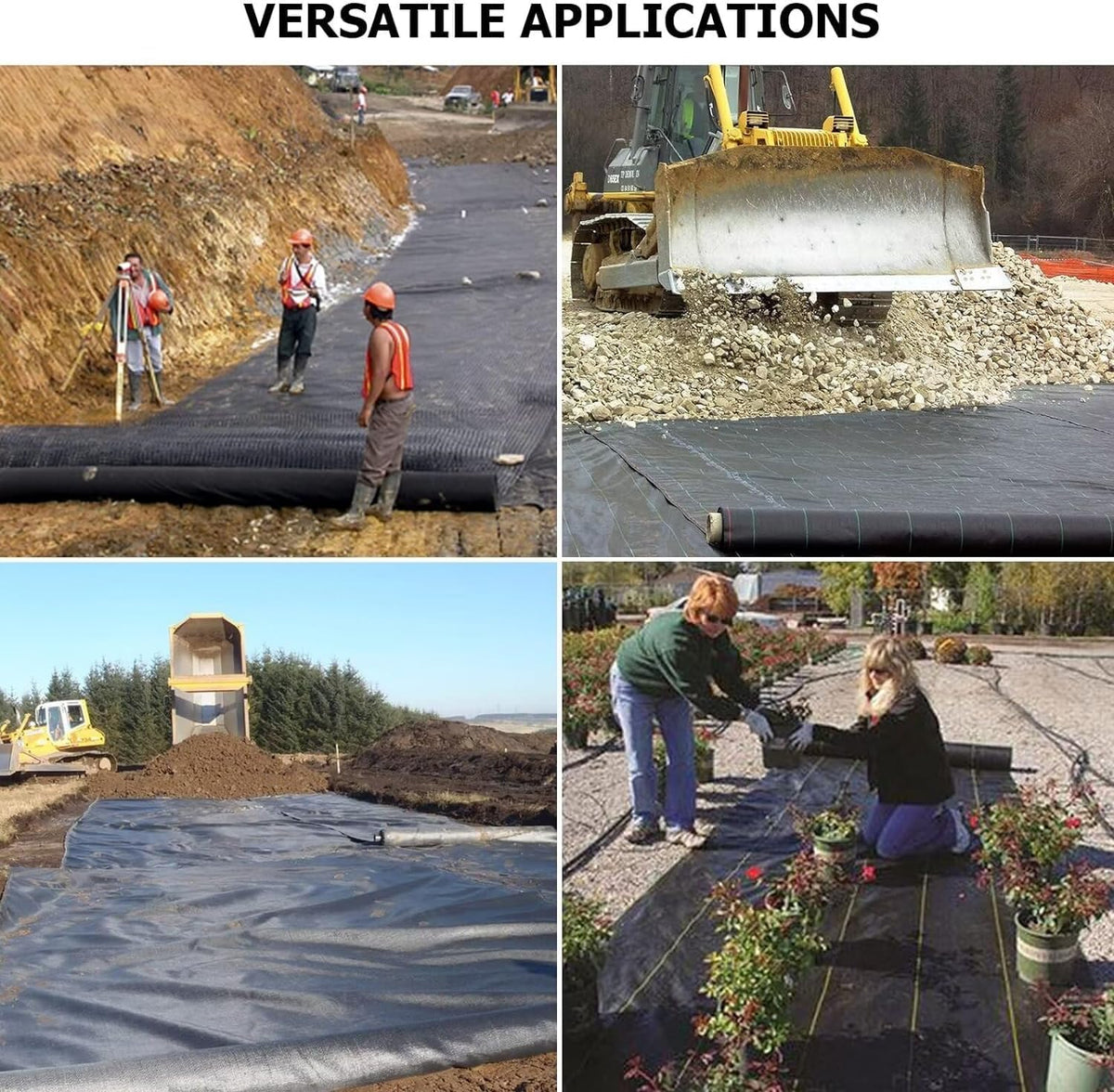 Forimo garden perimeter fabric suitable for edging and soil stabilization