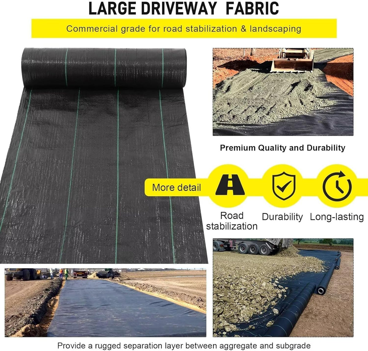 Forimo heavy duty PP woven barrier fabric designed for tough outdoor use