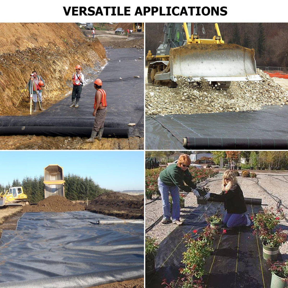 Forimo greenhouse and yard use fabric supports durable soil protection