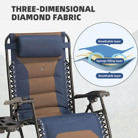 Foristrail patented safety reclining with seven positions for secure angle changes.