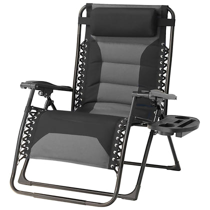 Foristrail Zero Gravity Chair with oversized wide seat for comfortable outdoor lounging.