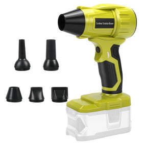 FormiPow cordless leaf blower with Ryobi compatibility for convenient outdoor use.