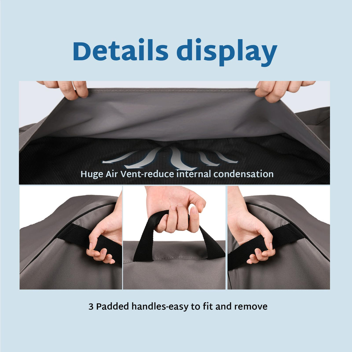 FORSPARK foldable design allows compact seasonal storage.