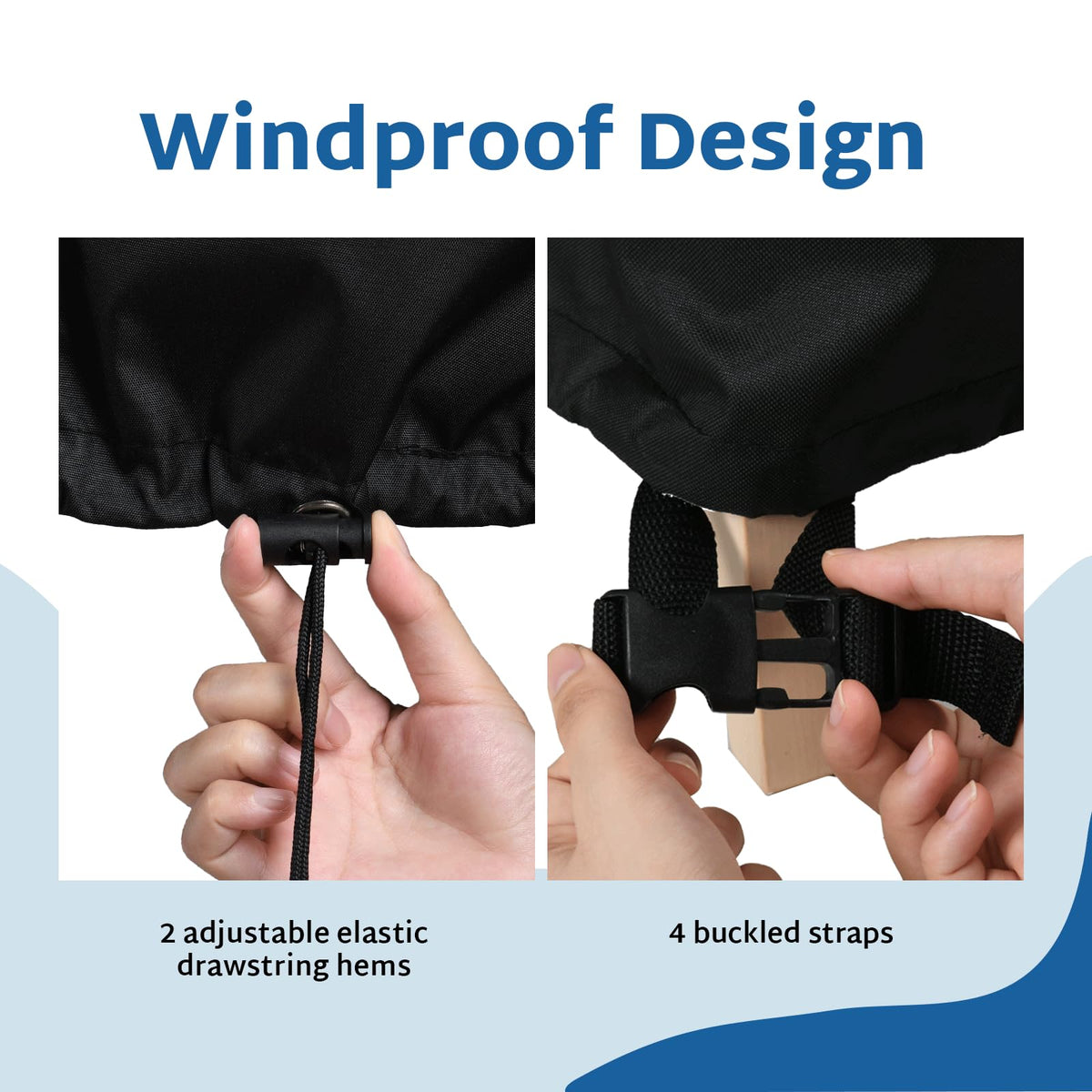 FORSPARK padded handles aid easy removal from chairs.