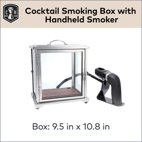 Fortessa Crafthouse smoker box close-up highlights durable metal frame