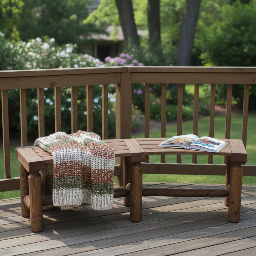 FORTUNO backless dining bench offers flexible backyard seating for gatherings.