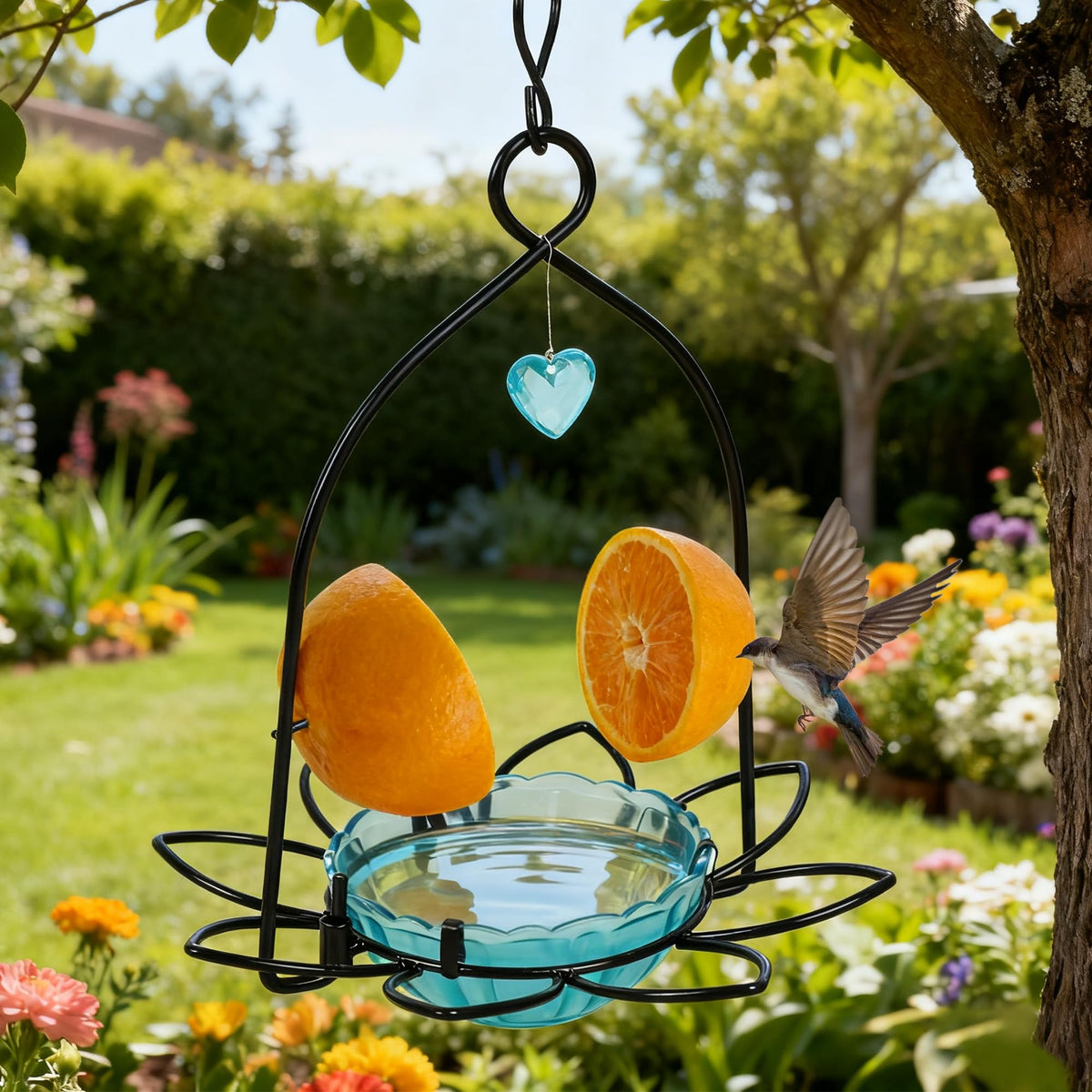 FORUP Oriole Bird Feeder detached bowl for quick cleaning