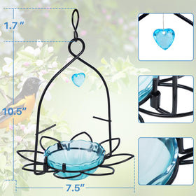 FORUP Oriole Bird Feeder open-top hanging hook for versatile placement