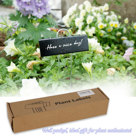 FORUP plant labels help organize seeds by type, date, and variety.