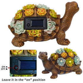 FORUP durable resin turtle statue resists weather