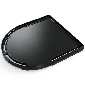 FORYEYC cast iron griddle on Coleman RoadTrip delivers stable, even heat.
