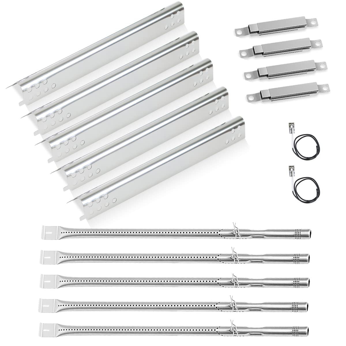 FORYEYC burner kit for Char-Broil 5-burner grills improves ignition reliability.