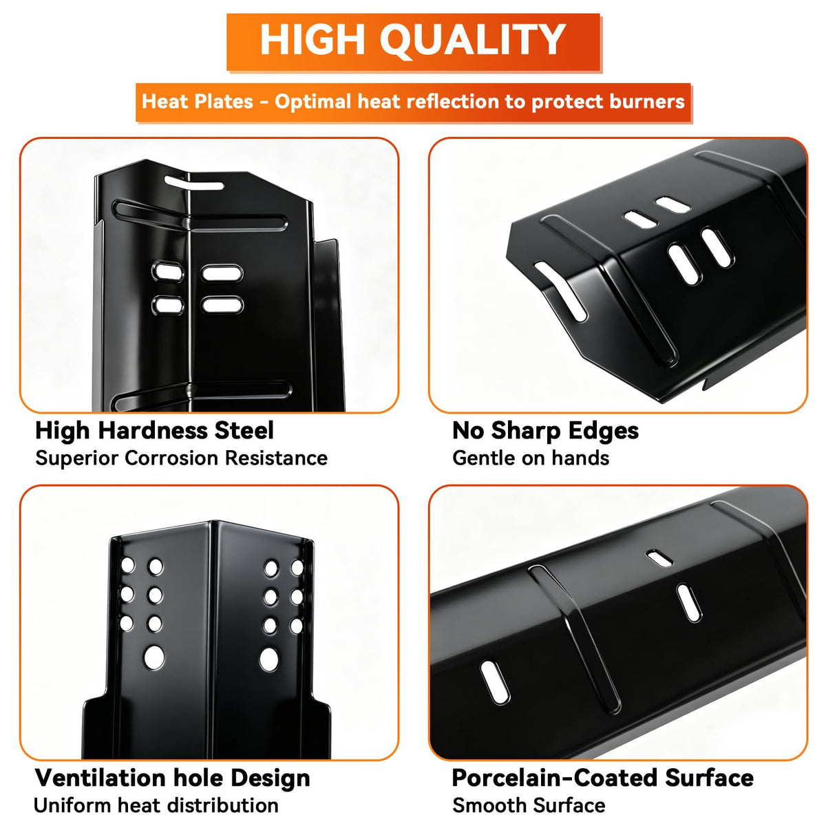 FORYEYC porcelain steel finish emphasizes rust resistance and long-lasting performance