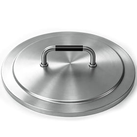 FORYEYC simple-to-use lid adds practical storage and protection for your 19.5-inch fire pit