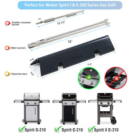 FORYEYC Spirit II main burners 2pc delivering stable flame for consistent cooking.