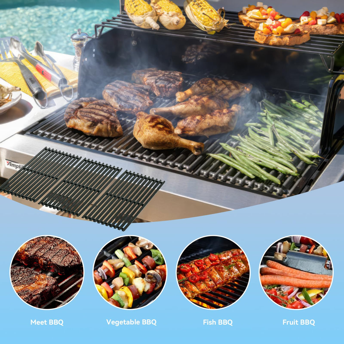 FORYEYC Replacement parts for infrared grills help preserve flavor.