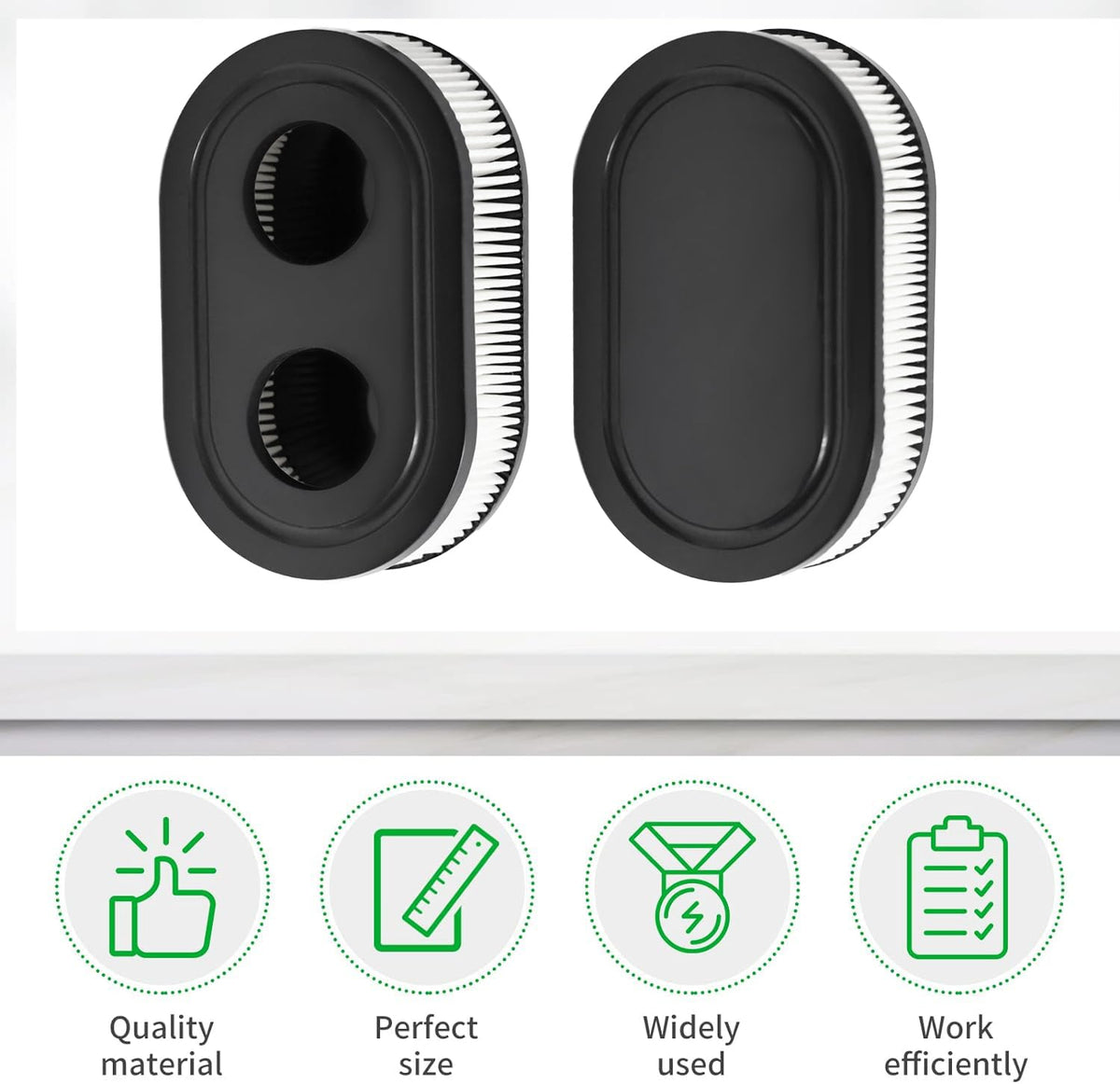 Compatibility guide highlights Briggs & Stratton models supported.
