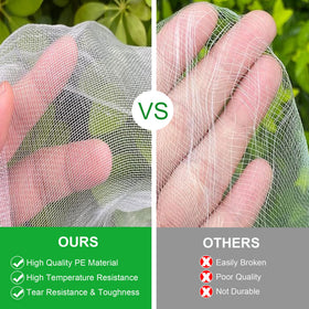 FOTMISHU netting acts as a bird barrier protecting crops